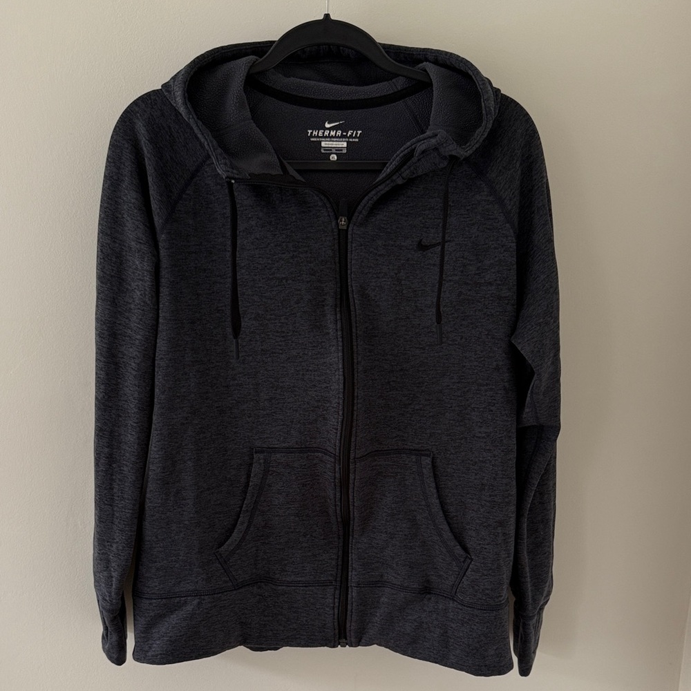 Nike Women's Therma-Fit  Black Zip Hoodie Jacket
